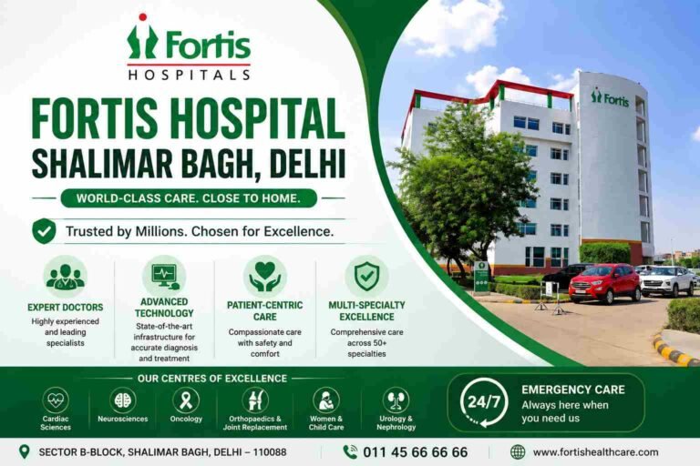 Fortis Hospital Shalimar Bagh Delhi