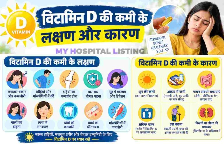 विटामिन D की कमी के लक्षण और कारण