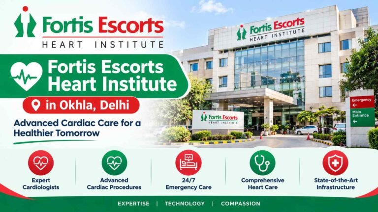 Fortis Escorts Heart Institute in Okhla, Delhi
