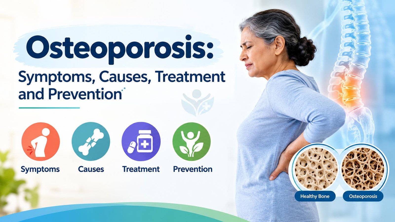 Osteoporosis Symptoms, Causes, Treatment and Prevention